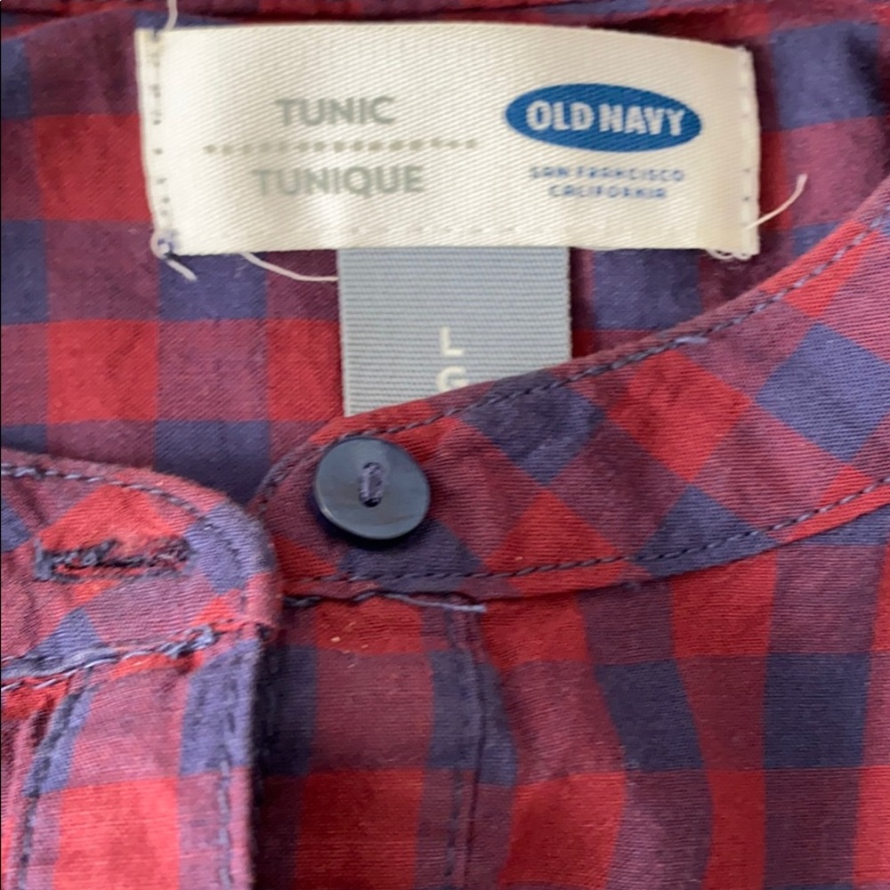 blue and red flannel